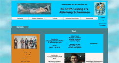 Desktop Screenshot of dhfk-schwimmen.de